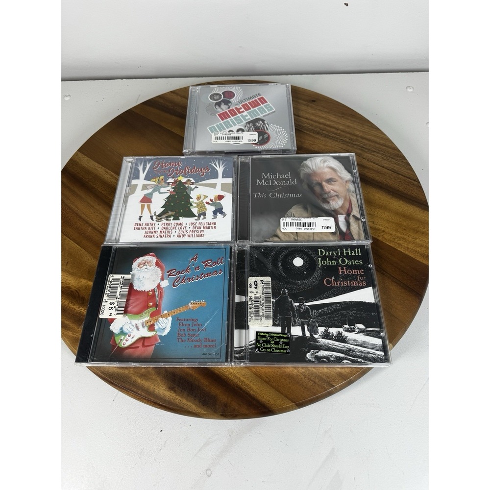 Lot Of 5 New-Sealed‎ Christmas CDs Albums-Various Artists